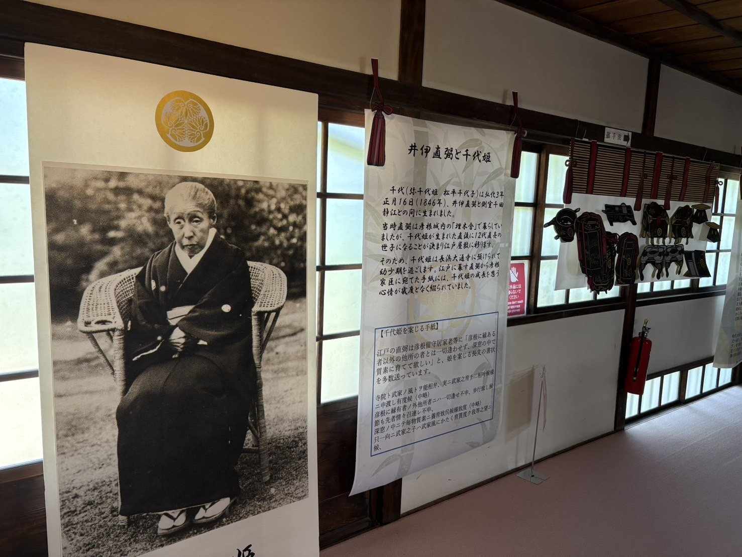 会場廊下展示